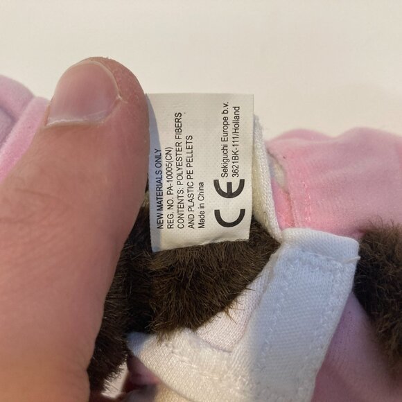 Bebichhichi Girl Bunny Rabbit Pink Limited Edition Sekiguchi Monchhichi Toy Doll - Picture 6 of 10